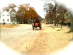 carriage riding down the&nbsp;road