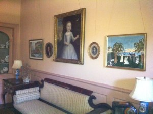 The drawing room at Bassett Hall.