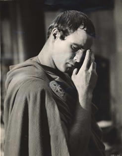 Marlin Brando as Marc Antony in the 1953 version of Julius Caesar