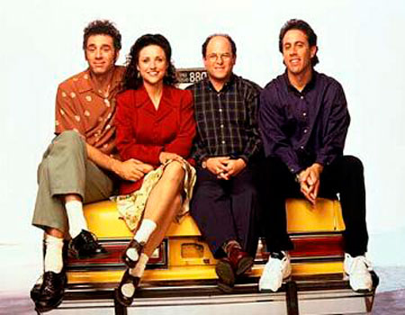 The Seinfeld gang. (Image courtesy NBC.)