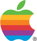 Apple Logo created in 1977 by Rob Janoff. [Image courtesy:  Wikimedia Commons]