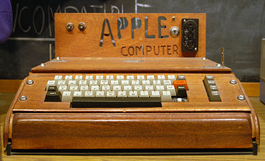 An original Apple I Computer. [Image courtesy:  Wikimedia Commons]