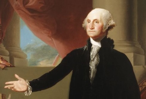 Gilbert Stuart was another artist who was inspired to paint Washington. [Image courtesy: The Library of Congress]