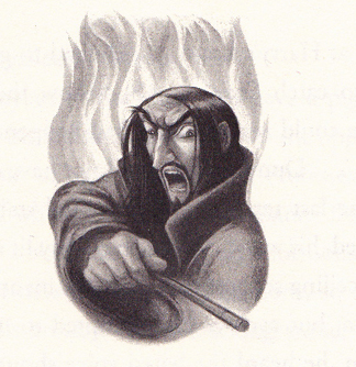 The Mary Grandpre illustration of Half-Blood Prince.