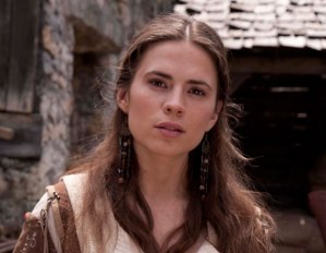 Hayley Atwell as Aliena in the miniseries based on the book. [Image courtesy: Ken Follett.com]