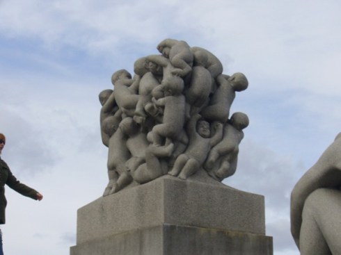"Ball of Babies" at the Vigeland Park [Image courtesy: Red Ice Creations]