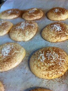 Second batch -- finished baking, ready to cool.