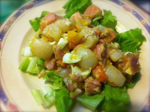 Turnip and Ham Salad