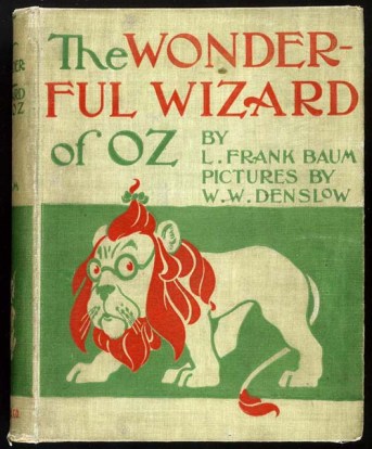 Cover of the first edition of the Wonderful Wizard of Oz [Image courtesy: Loc.gov]