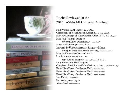 Books reviewed for web