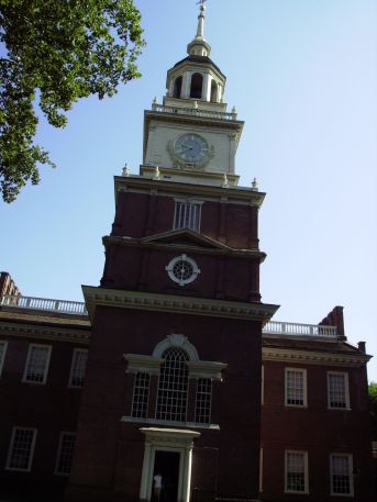 Independence Hall in Philadelphia. 
