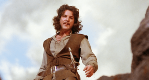 Inigo awaits the Man in Black at the top of the Cliff