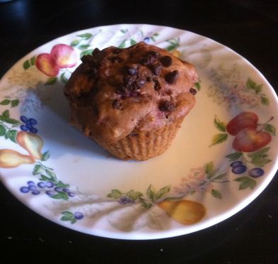 Apple Butter Chocolate Chip Muffin