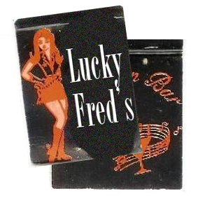 Lucky Fred's matchbook