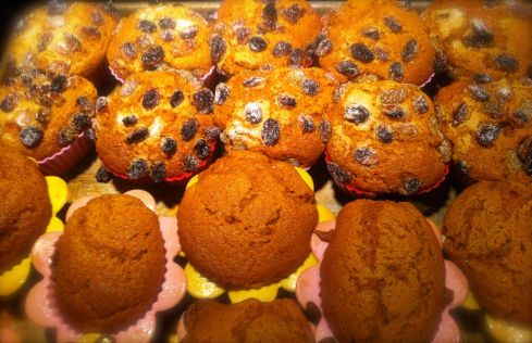 And here's what they looked like when they came out of the oven. 