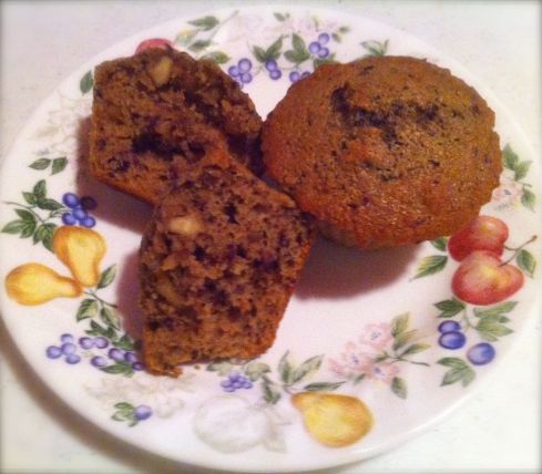 Cranberry Apple Walnut Muffins