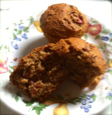 Finished Cranberry Muffins