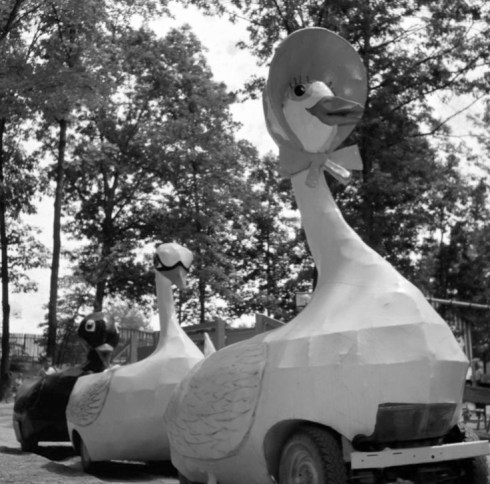 The Mother Goose ride. I always wanted to ride on the cute little baby black duck in the back. He was the BEST!