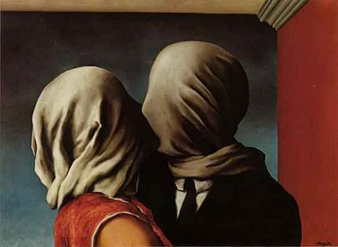 The Two Lovers [Image courtesy: rene-magritte.net]