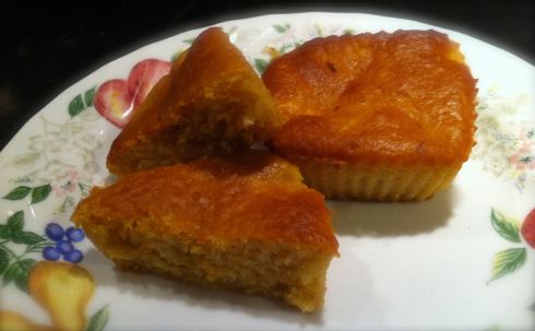 Final product -- Mango Muffins