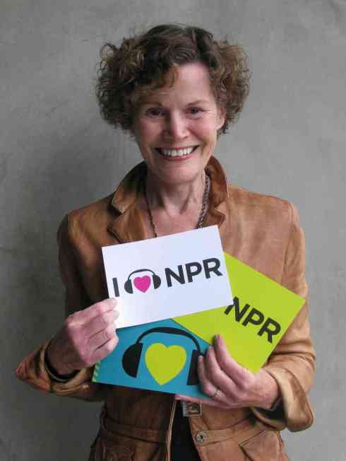 Judy Blume at NPR (Image Courtesy NPR.)
